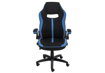 Стул Plast черный / голубой. Фото