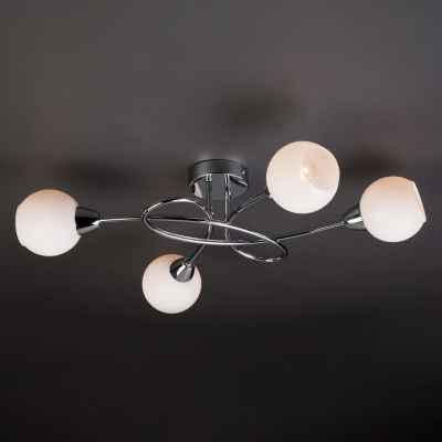 Потолочная люстра Eurosvet Whitney 30133/4 хром. Фото №2