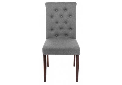 Стул деревянный Amelia dark walnut / fabric grey фото Стул деревянный Amelia dark walnut / fabric grey. Фото №2