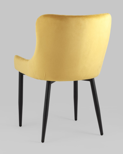 Стул Ститч велюр оранжевый. Фото №7