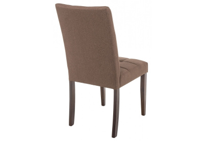 Стул деревянный Madina dark walnut / fabric brown. Фото