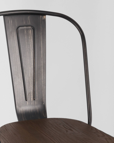 Стул барный Флекс велюр бежевый. Фото №9