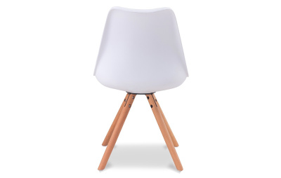 Стул PW072Y белый/бук. Фото