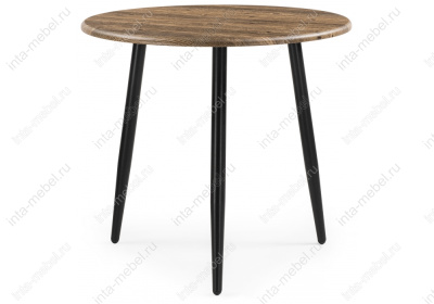 Журнальный стол Амрит черный матовый / старое дерево. Фото