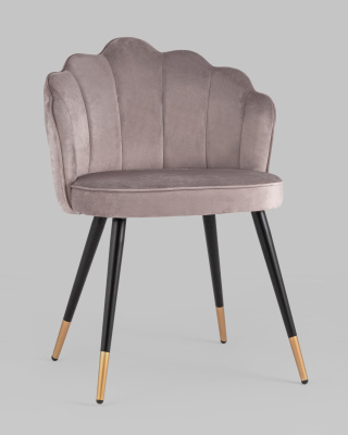 Стул Камилла велюр пепельно-розовый фото Стул Камилла велюр пепельно-розовый. Фото №3