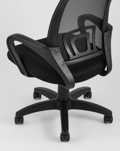 Кресло офисное TopChairs Simple черное фото Кресло офисное TopChairs Simple черное. Фото №8