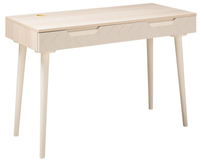 Стол рабочий Сканди Жемчужно-белый. Фото №2