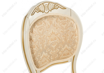 Стул деревянный Лауро патина золото / бежевый тесьма 11 фото Стул деревянный Лауро патина золото / бежевый тесьма 11. Фото №3