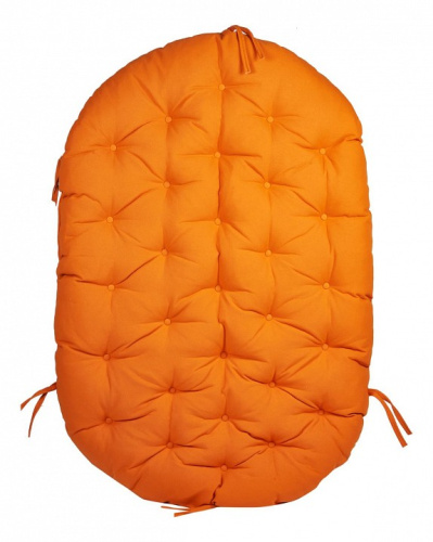 23/02 Матрац для кресла Мамасан ткань, оранжевый, С 23. Фото №1