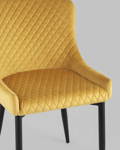 Стул Ститч велюр оранжевый. Фото №9