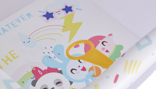 Манеж Polini Kids Малышарики Солнечный день, белый. Фото №6