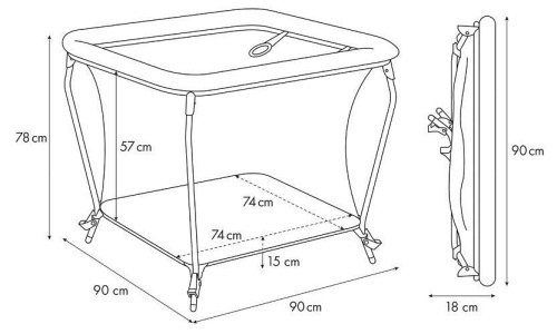 Манеж Polini Kids Малышарики Солнечный день, белый. Фото №11