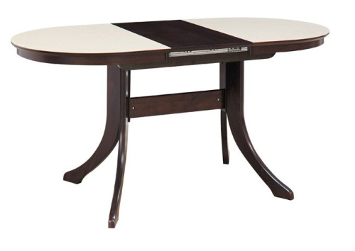 Стол  Марсель 120/80-КМ (овальный с иск.камнем). Фото №1