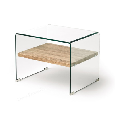 Журнальный стол DUPEN M-130 Прозрачный фото Журнальный стол DUPEN M-130 Прозрачный. Фото №2