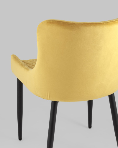 Стул Ститч велюр оранжевый. Фото №8