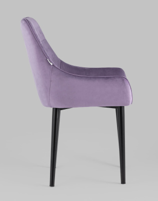 Стул Джоан велюр сиреневый. Фото