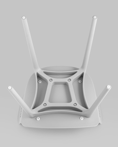 Стул Crocus с подушкой велюр голубой. Фото №11