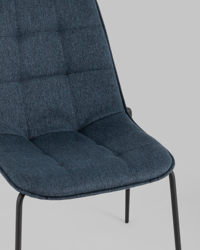 Стул Мелани рогожка синий. Фото №9