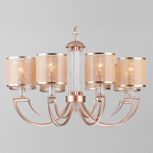 Подвесная люстра Eurosvet Licata 60099/8 перламутровое золото. Фото №1