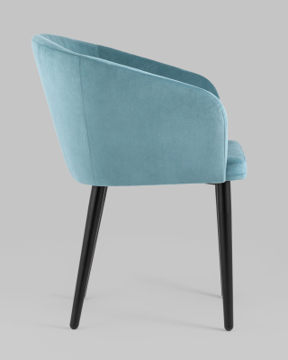 Кресло Ральф велюр пыльно-голубой. Фото