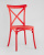 Стул Кроссбэк пластиковый красный. Фото №3
