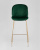 Стул барный Beetle со спинкой изумрудный фото Стул барный Beetle со спинкой изумрудный. Фото №4