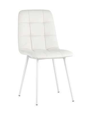 Стул Oliver экокожа белый белые ножки фото Стул Oliver экокожа белый белые ножки. Фото №2