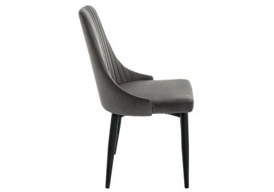 Стул Kora dark gray / black фото Стул Kora dark gray / black. Фото №3