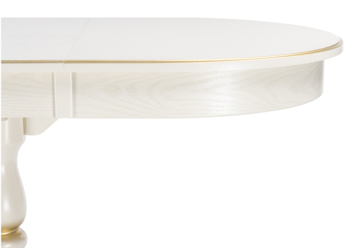 Стол деревянный Сайрус слоновая кость / золото. Фото №5