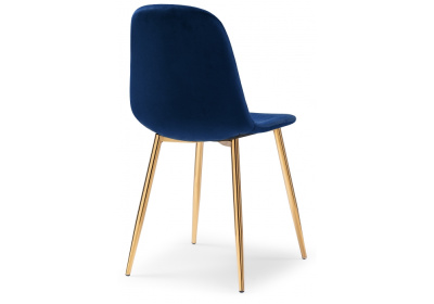 Стул Dabl dark blue / gold. Фото №4