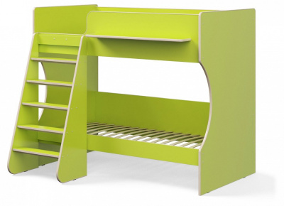 Кровать двухъярусная Р434 Капризун 3, зеленый. Фото №4