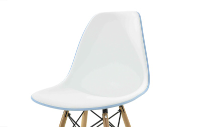 Стул DC231A голубой/белый фото Стул DC231A голубой/белый. Фото №5