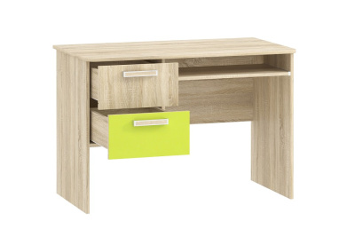 Акварель НМ 009.19-05 М2 Стол для компьютера Лайм/Дуб сонома, Дуб Сонома. Фото
