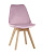 Стул FRANKFURT велюр розовый