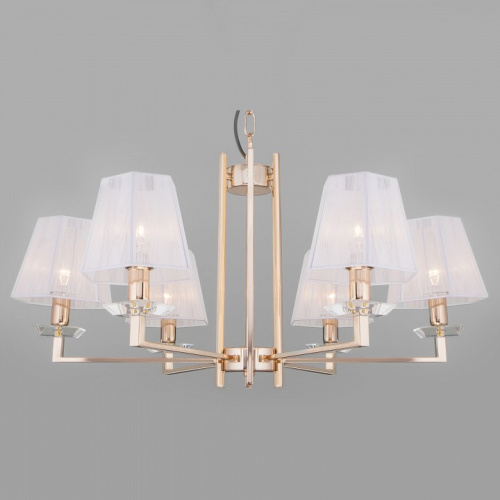 Подвесная люстра Eurosvet Alegria 60114/6 золото фото Подвесная люстра Eurosvet Alegria 60114/6 золото. Фото №1