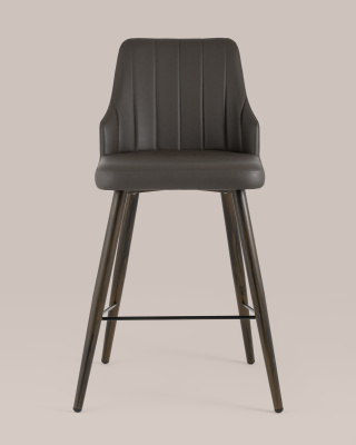 Стул полубарный Коналл экокожа таупе. Фото №5