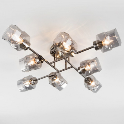 Потолочная люстра Eurosvet Hilari 30165/8 черный жемчуг. Фото №2