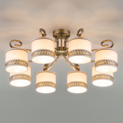 Потолочная люстра Eurosvet Frangia 60086/8 античная бронза. Фото №2