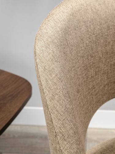 Кресло Lars Сканди Браун/Тёмный Орех. Фото №9