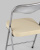 Стул складной ДЖОН металлик, кремовый фото Стул складной ДЖОН металлик, кремовый. Фото №8