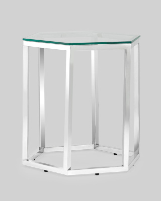 Журнальный стол ГЕКС серебро фото Журнальный стол ГЕКС серебро. Фото №3