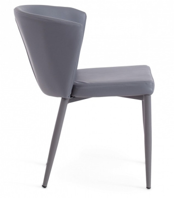 Стул AMY ( mod 09)  металл, PU, 57x52.5x75, серый (поставляется по 2 шт). Фото