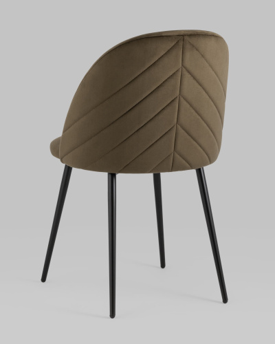 Стул Фолио велюр коричневый. Фото №7