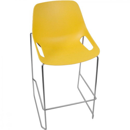 Стул Q5 барный хром. Фото №1