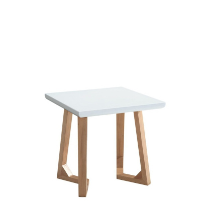 Стол журнальный J1692C Белый/Ясень. Фото №3