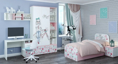 Стеллаж комбинированный Малибу,белый фото Стеллаж комбинированный Малибу,белый. Фото №4