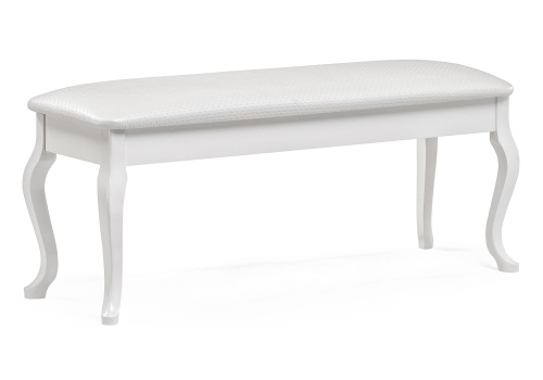 Банкетка Хиль белая / кожзам белый пунто. Фото №1