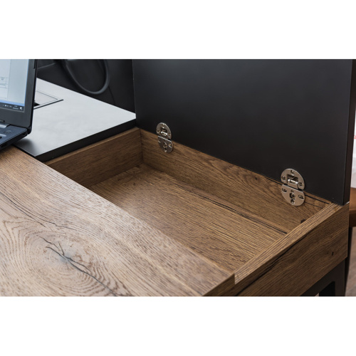 Стол рабочий лофт дуб табак графит . Фото №16