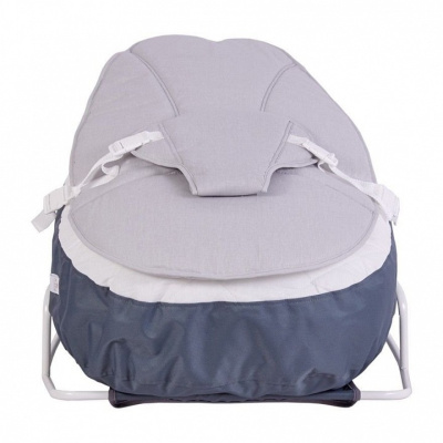 Шезлонг детский Polini kids, серый фото Шезлонг детский Polini kids, серый. Фото №4