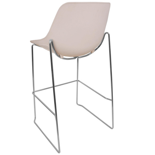 Стул Q5 барный хром. Фото №7